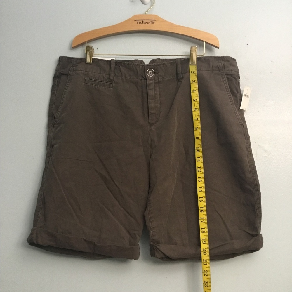 Gp Brown Flat Front Shorts